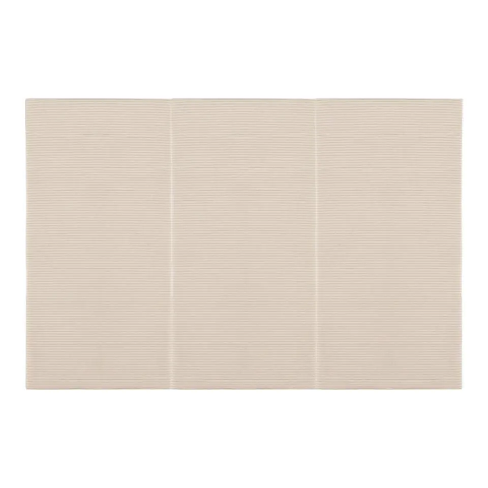 Juego de 3 Paneles Para Cabecera Modular Matrimonial /Queen Size Lunaria - Tela Tipo Pana Marfil