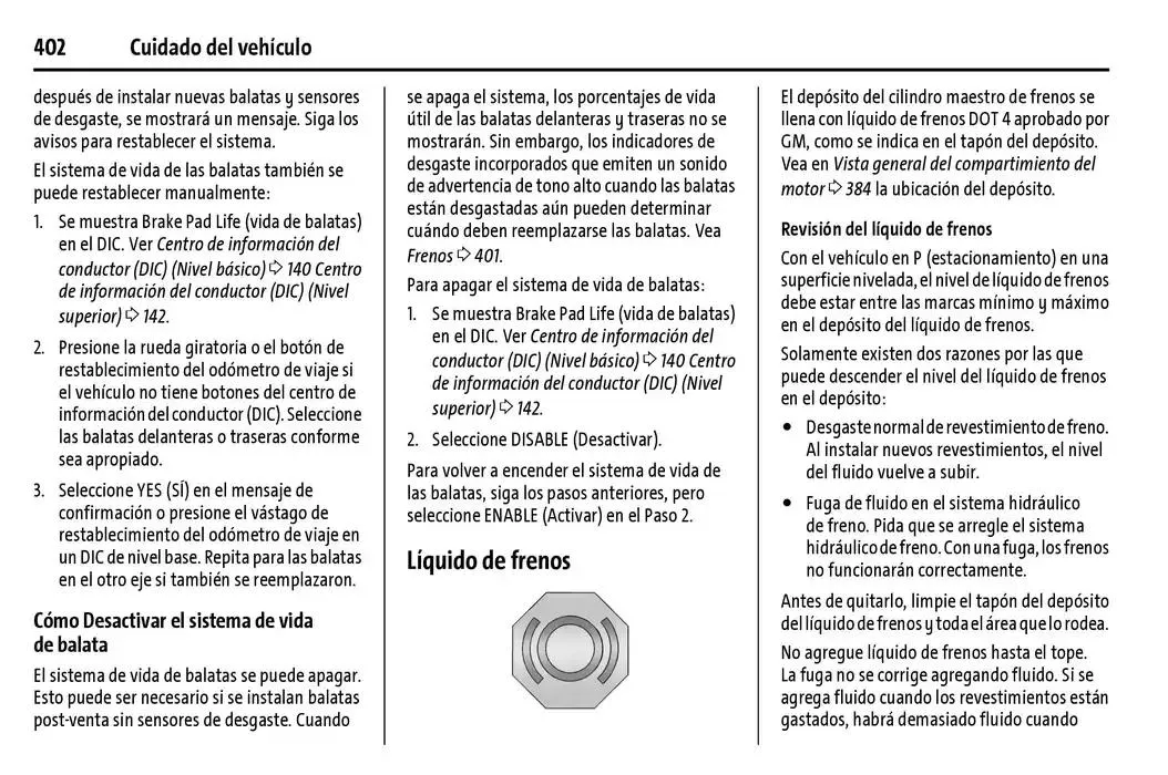 Catálogo de Cheyenne 2025 Manual del propietario 22 de enero al 31 de diciembre 2025 - Pagina 403