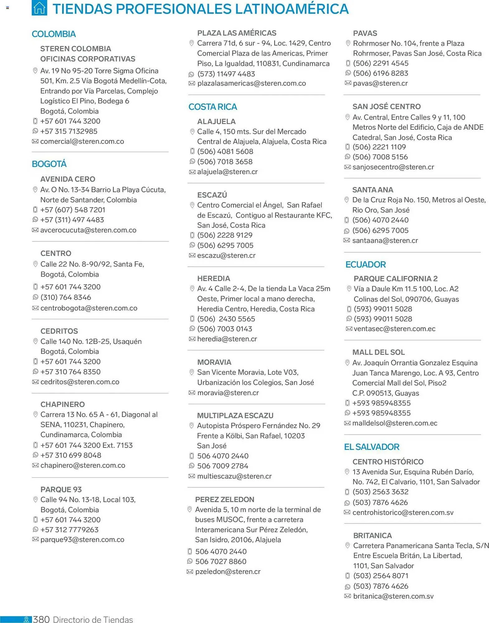 Catálogo de Catálogo Steren 1 de enero al 1 de enero 2027 - Pagina 392