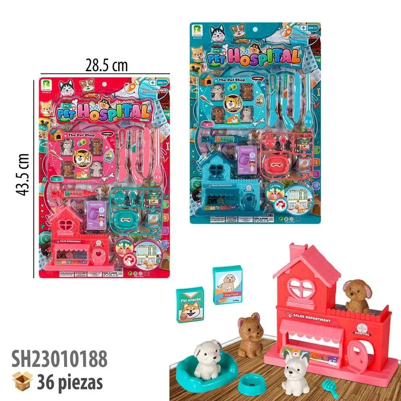 MASCOTA CON ACCESORIOS.