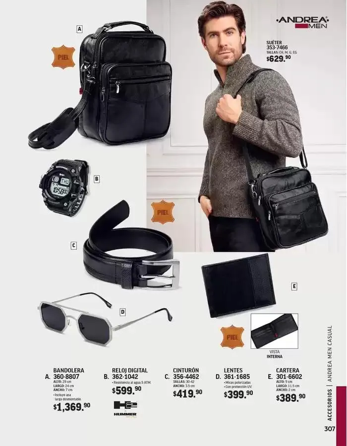 Catálogo de ANDREA - ACCESORIOS CABALLERO 26 de agosto al 25 de enero 2025 - Pagina 24