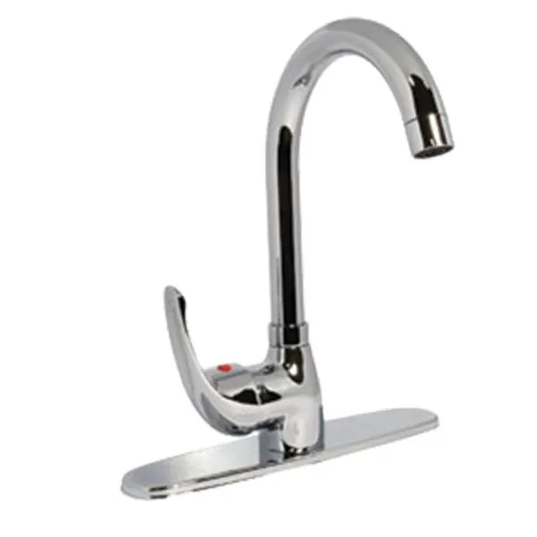 Mezcladora monomando para fregadero al piso, RUGO, 104-FM