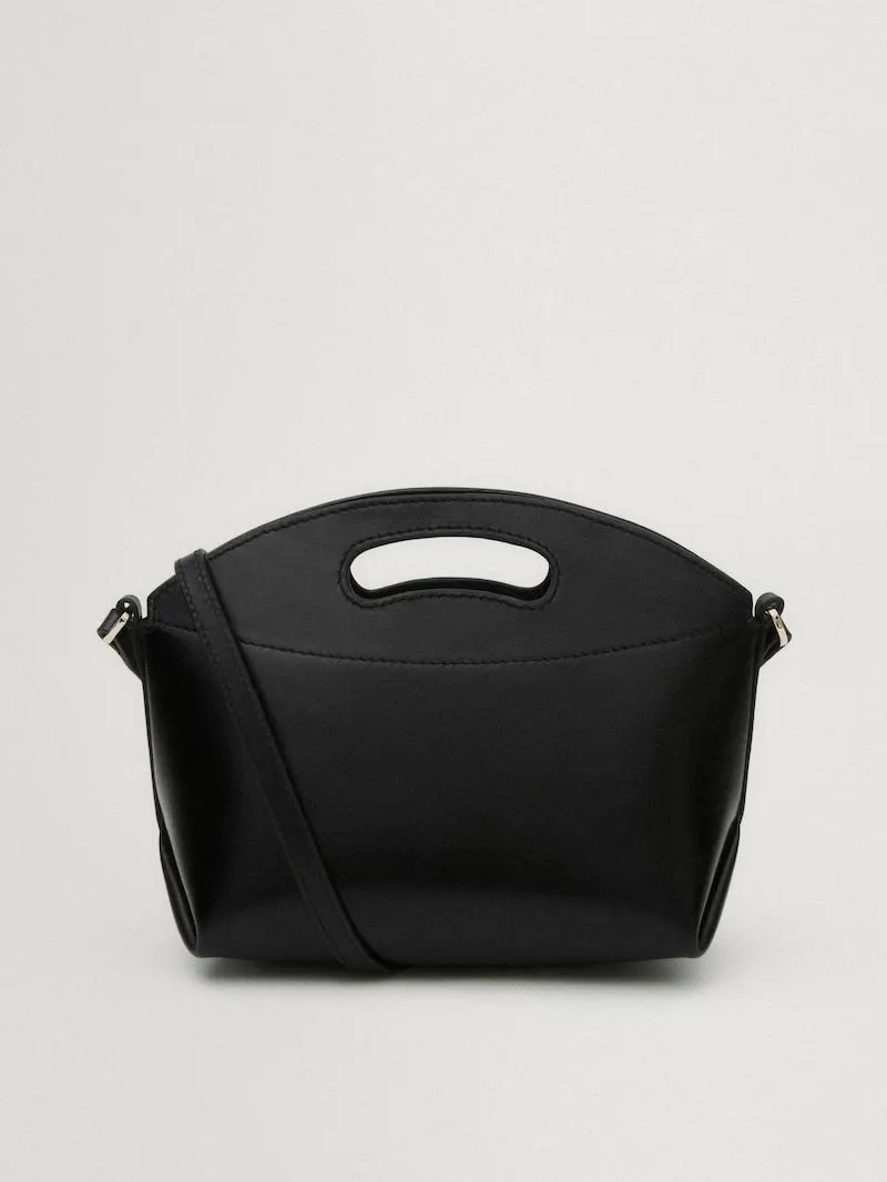 Bolso mini bandolera piel napa