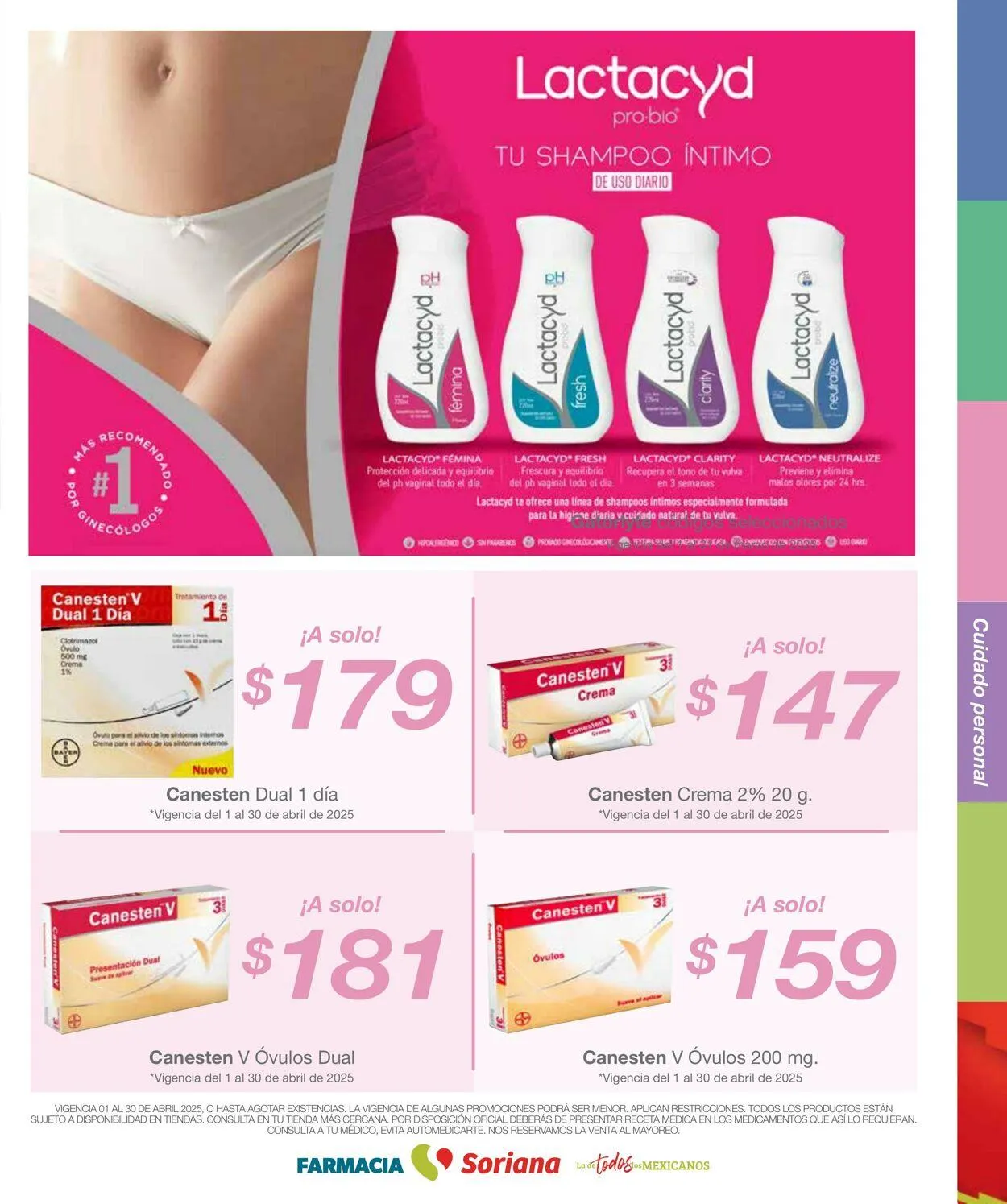 Catálogo de Soriana - Folleto Farmacia Abril Híper Nacional Oferta actual 1 de abril al 30 de abril 2025 - Pagina 9