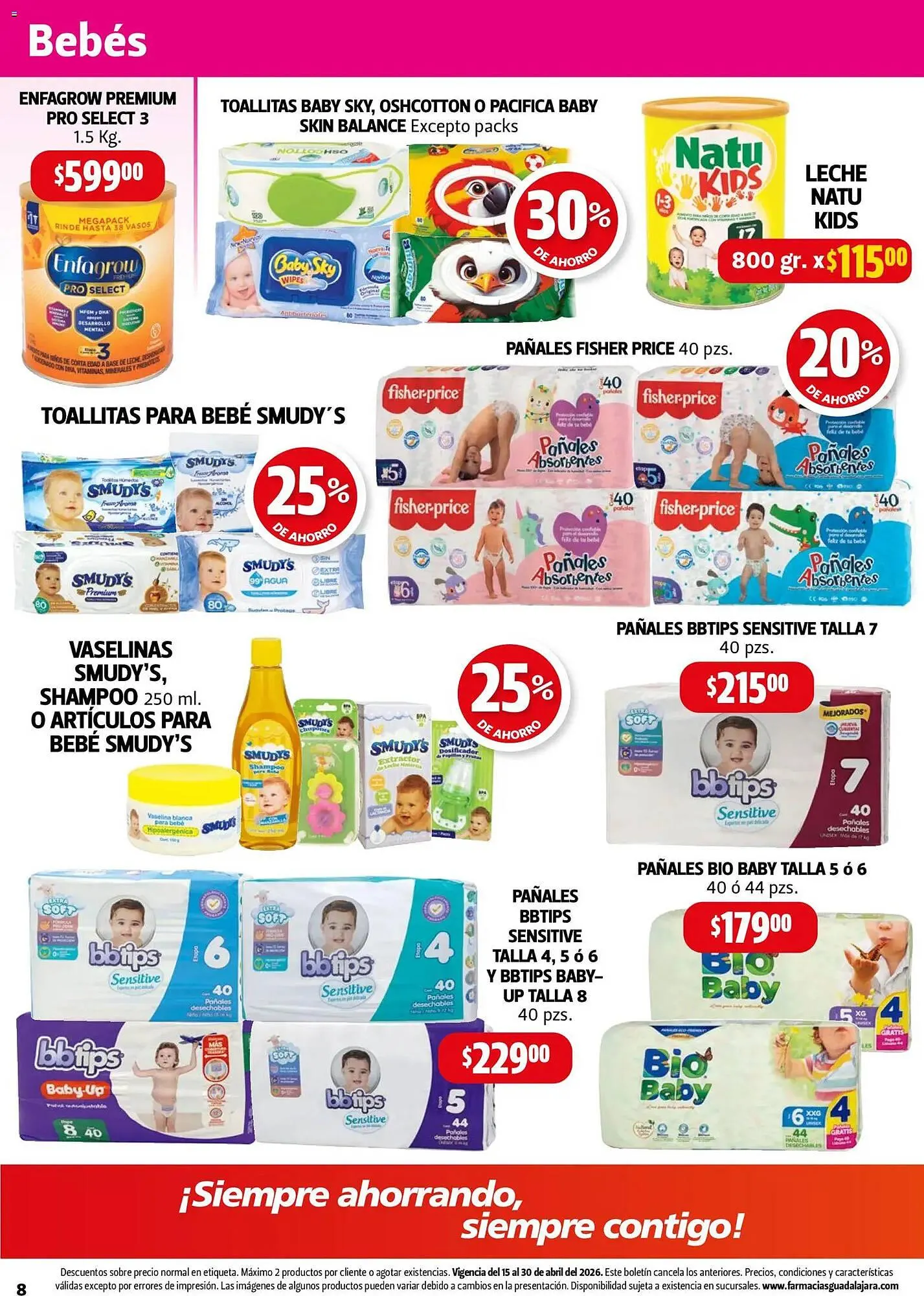 Catálogo de Folleto Farmacias Guadalajara 15 de abril al 1 de mayo 2026 - Pagina 8
