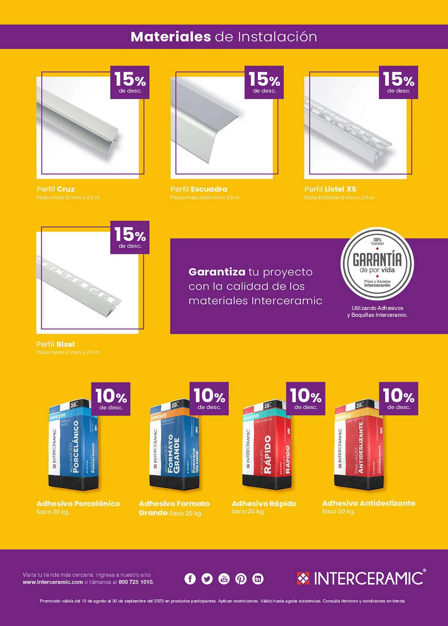 Catálogo de Catálogo Interceramic 25 de agosto al 30 de septiembre 2023 - Pagina 6