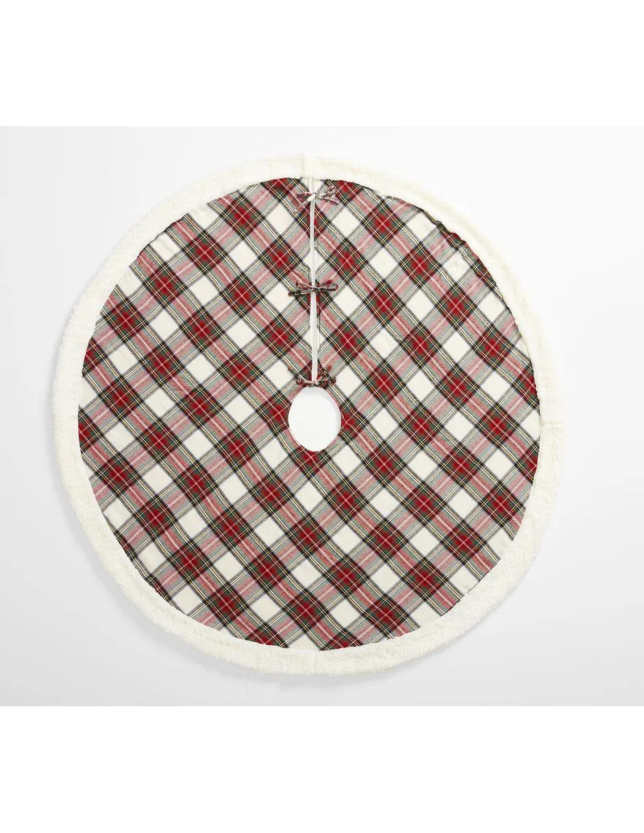 Pie de árbol Stewart Plaid estampado escocés
