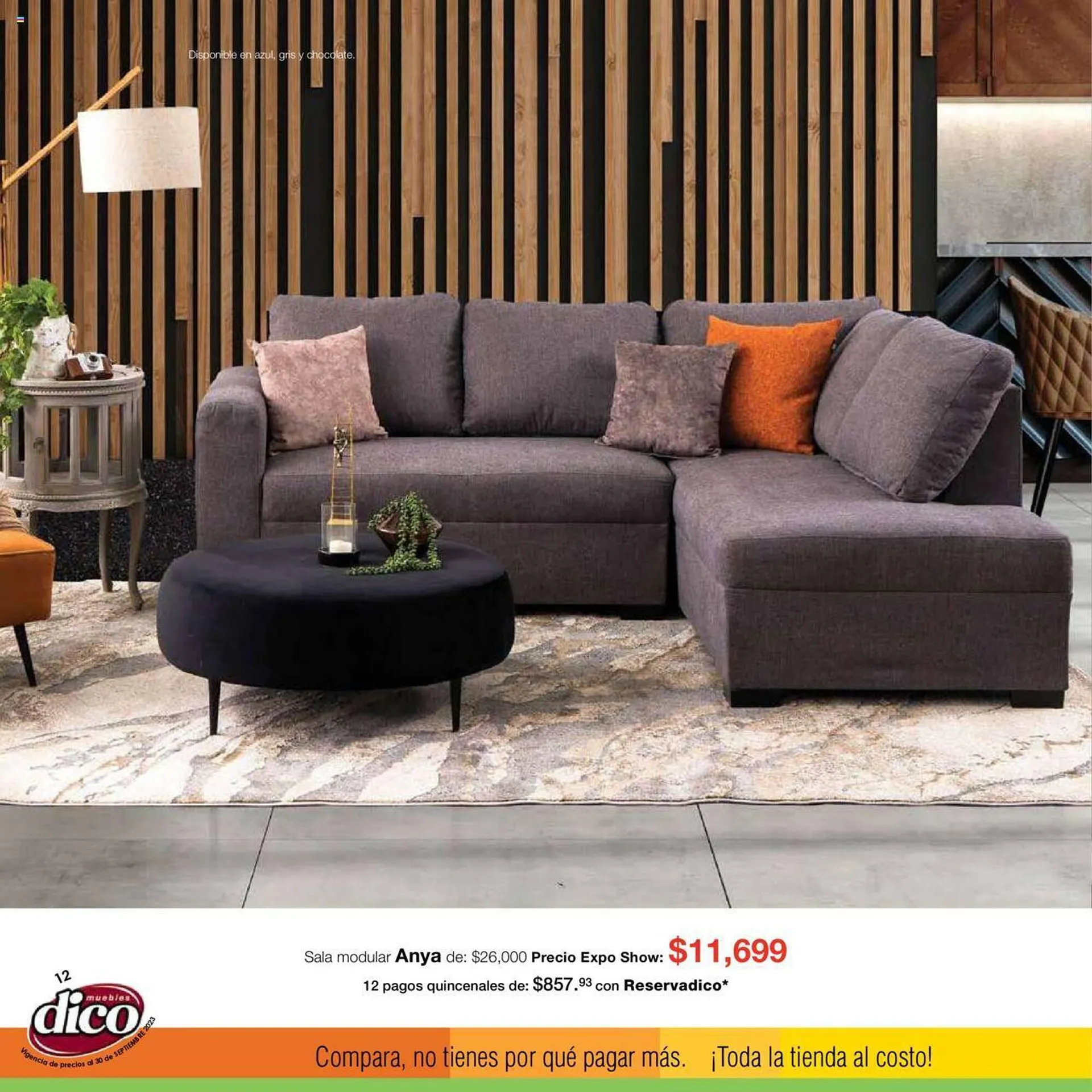 Catálogo de Catálogo Muebles Dico 7 de septiembre al 30 de septiembre 2023 - Pagina 12