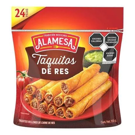 Taquitos de res 24 piezas
