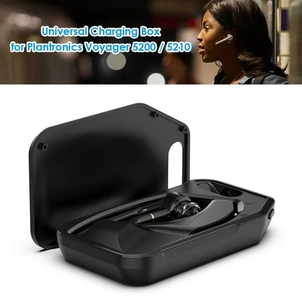 Estuche de carga de auriculares portátil Caja de cargador de auriculares para Plantronics 5200 5210