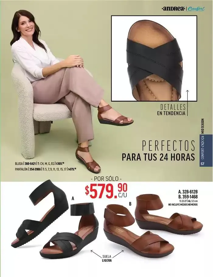 Catálogo de ANDREA - CALZADO CONFORT 26 de agosto al 25 de enero 2025 - Pagina 54