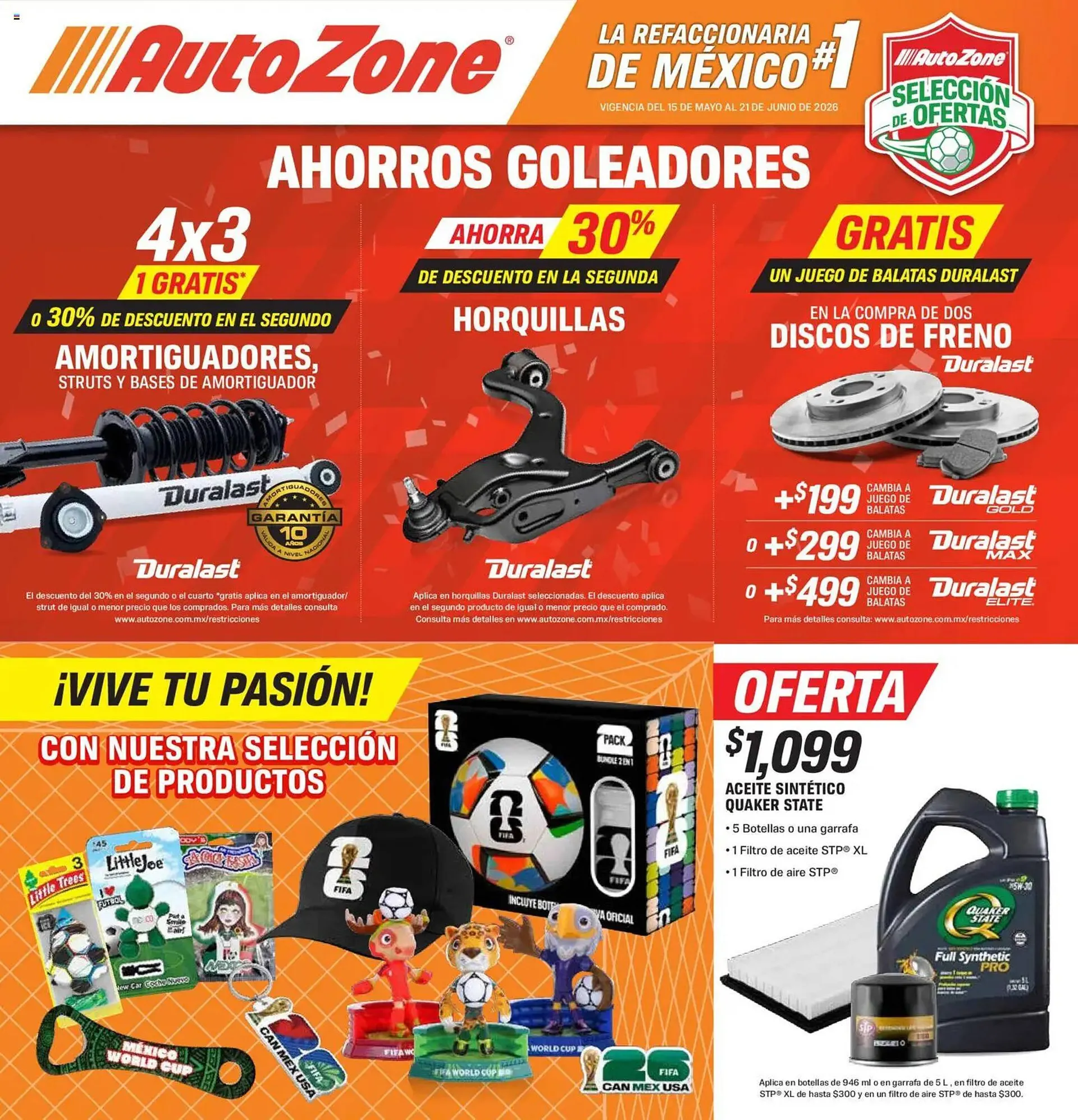 Catálogo de Catálogo AutoZone 15 de mayo al 22 de junio 2026 - Pagina 1