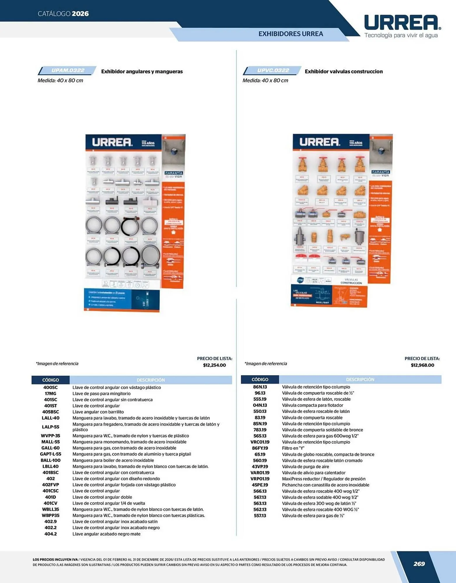 Catálogo de Catálogo Urrea 24 de abril al 31 de diciembre 2026 - Pagina 271