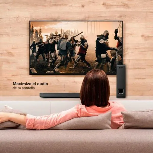 Barra De Sonido Steren Barra De Sonido Y Subwoofer 900 W Pmpo Bluetooth* Bsd-505