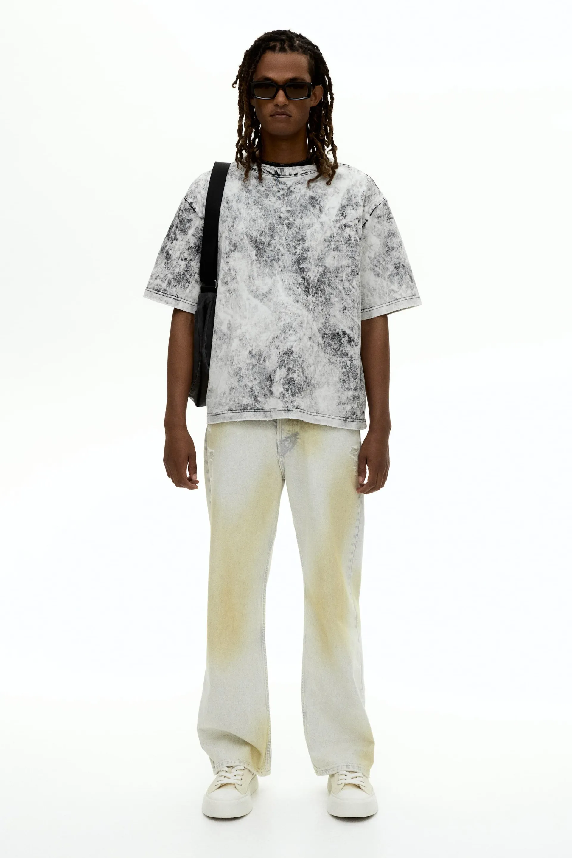 Playera corta Oversized Fit