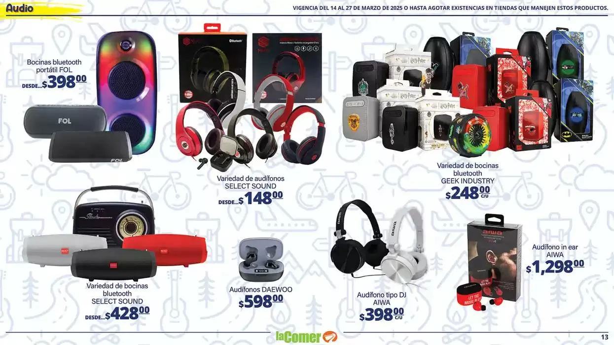 Catálogo de Vacaciones La Comer 14 de marzo al 27 de marzo 2025 - Pagina 13