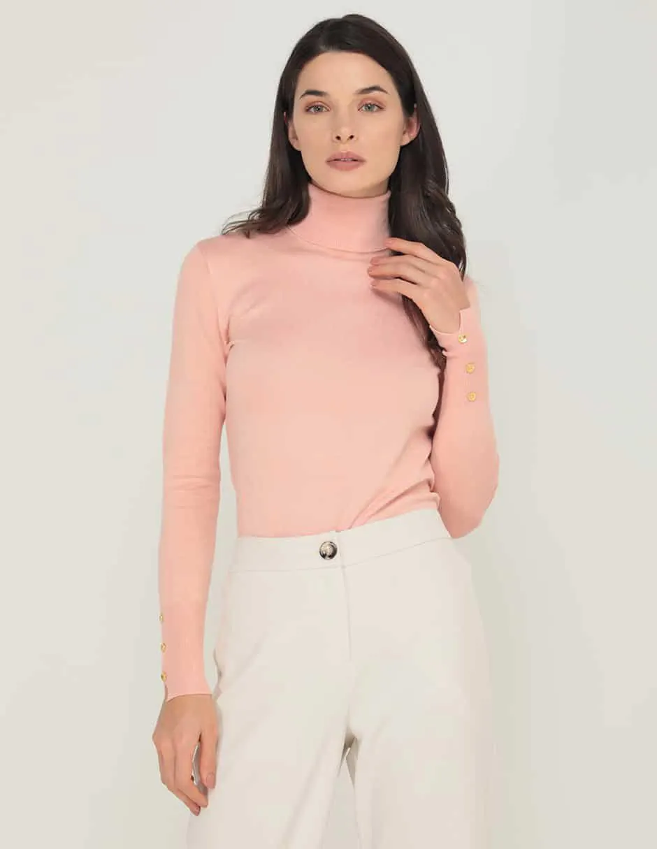 Suéter Contempo cuello tortuga para mujer