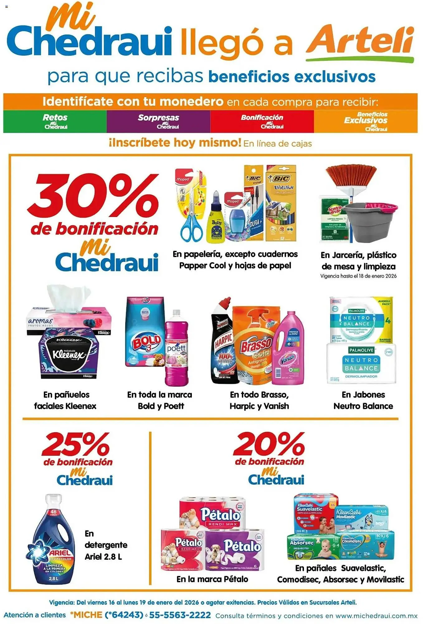 Catálogo de Folleto Arteli 16 de enero al 20 de enero 2026 - Pagina 1