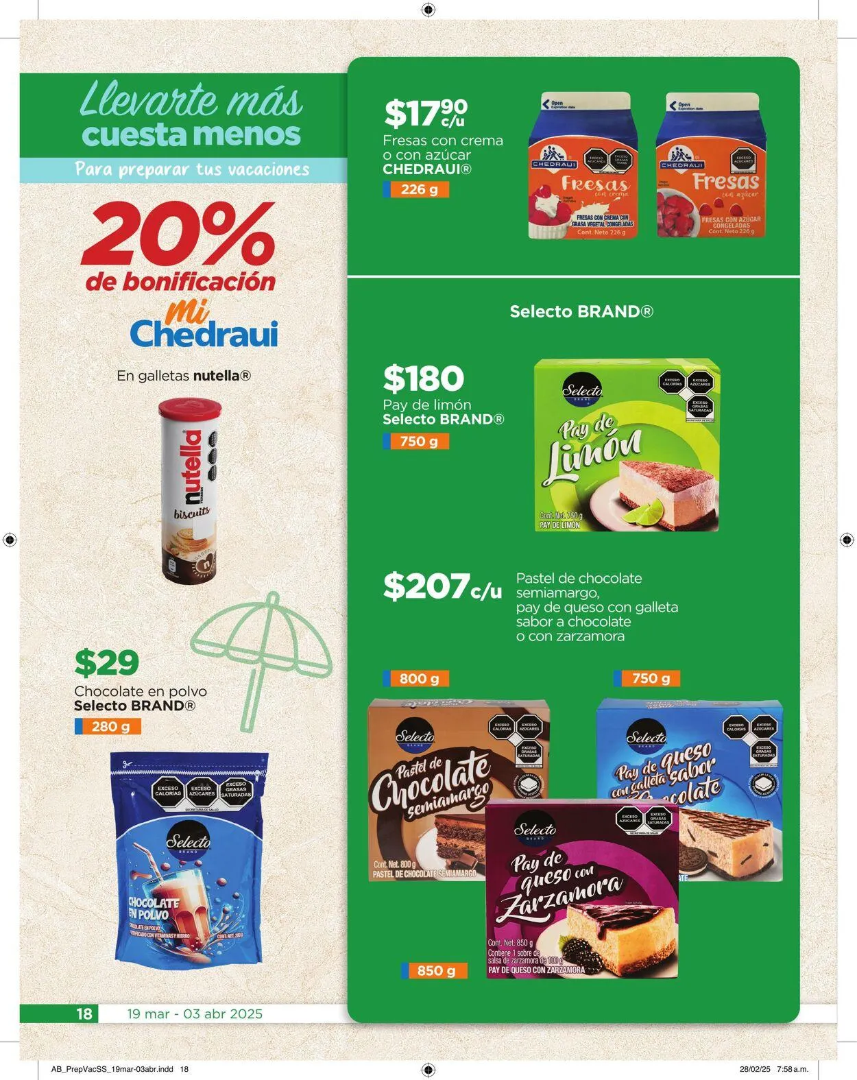 Catálogo de Chedraui Oferta actual 30 de julio al 13 de agosto 2025 - Pagina 18