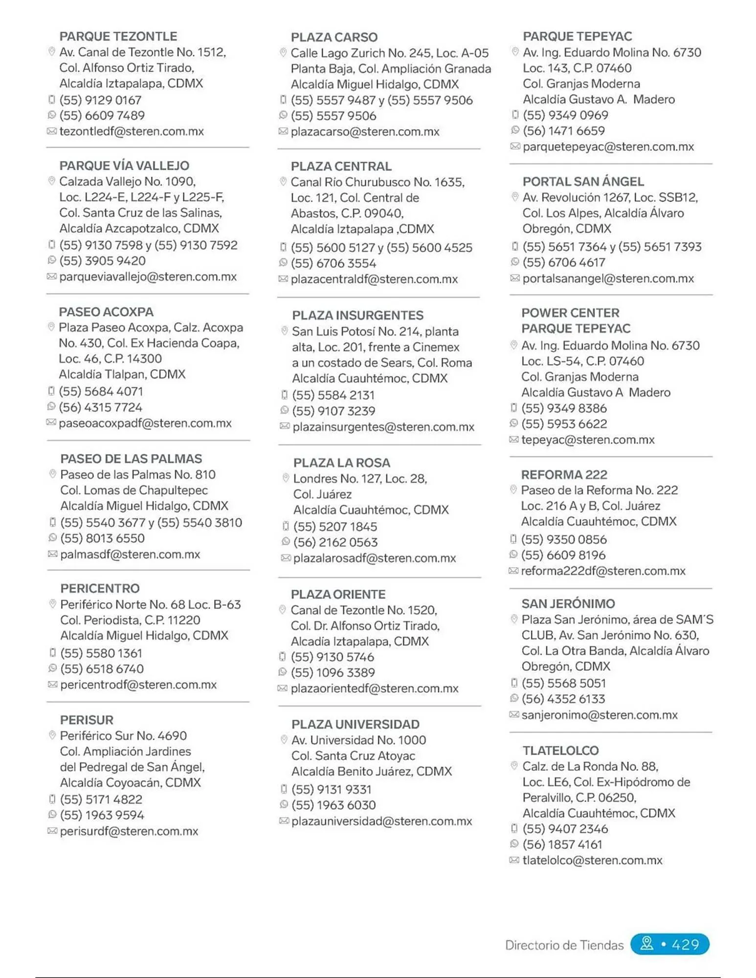 Catálogo de Catálogo Steren 18 de febrero al 31 de diciembre 2025 - Pagina 447