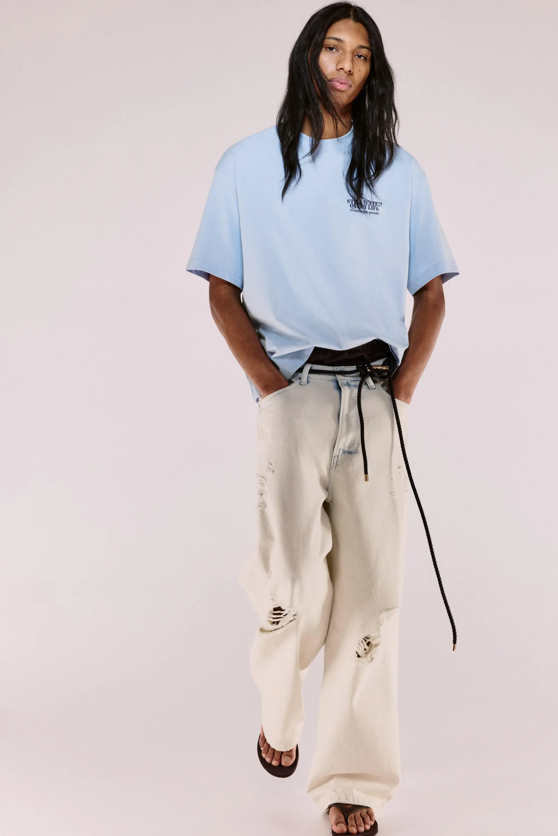 Playera Loose Fit con diseño