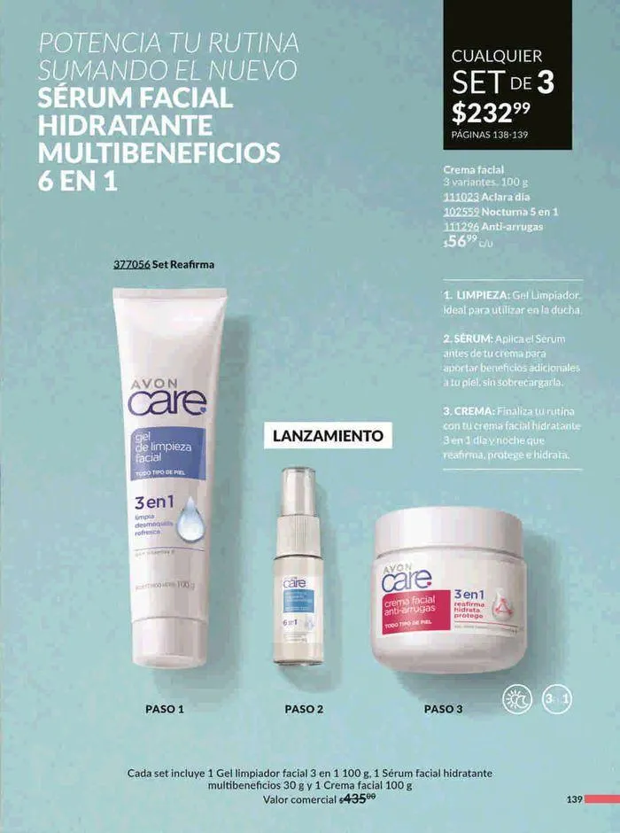 Catálogo de Avon COSMÉTICOS C15 14 de agosto al 18 de septiembre 2024 - Pagina 139