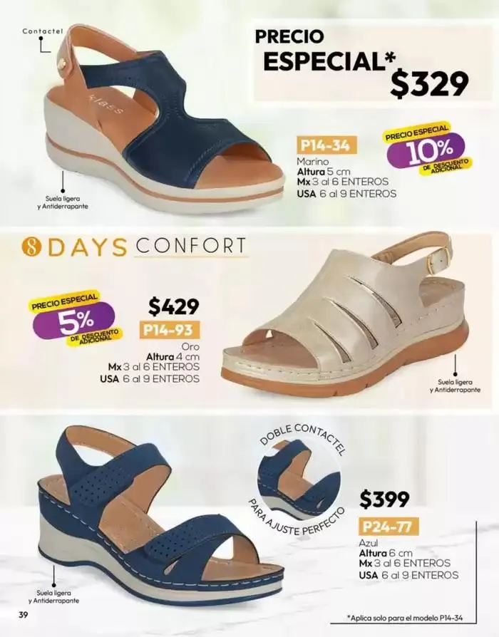 Catálogo de Catálogo Cklass Calzado Novedades de Verano 2025 México 28 de marzo al 27 de abril 2025 - Pagina 40