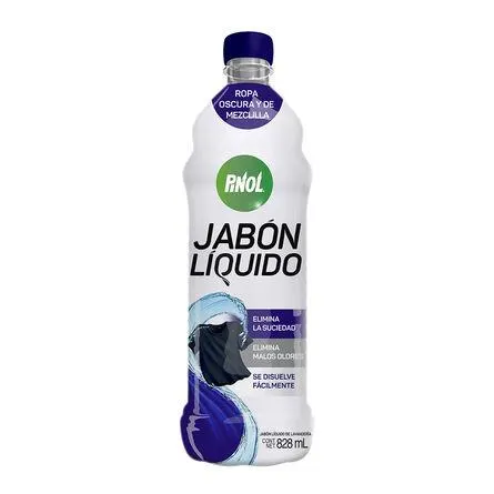 Jabón De Barra Líquido Pinol Ropa Ropa Oscura y Mezclilla 828 ml
