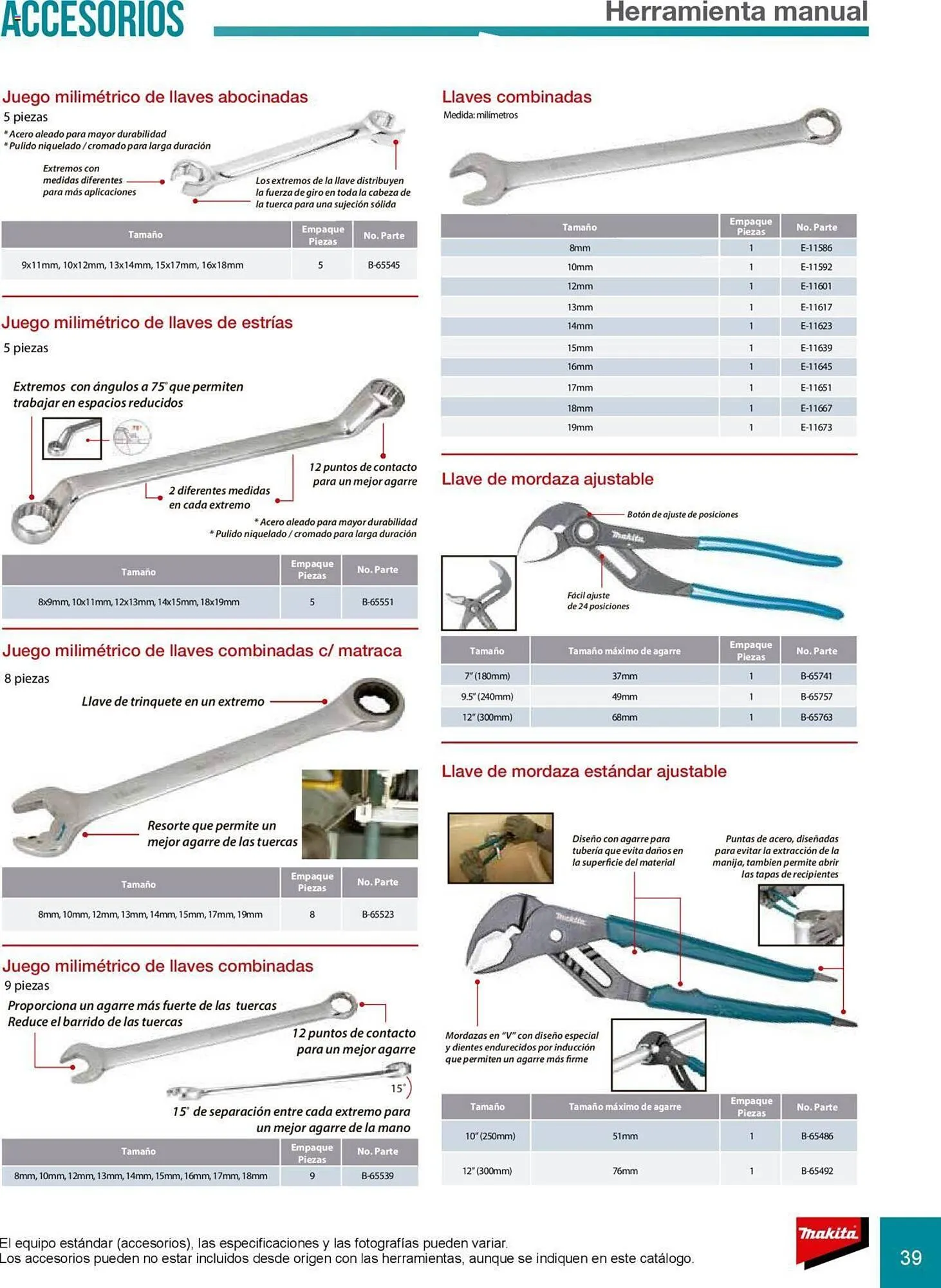 Catálogo de Catálogo Makita 8 de julio al 31 de diciembre 2025 - Pagina 39