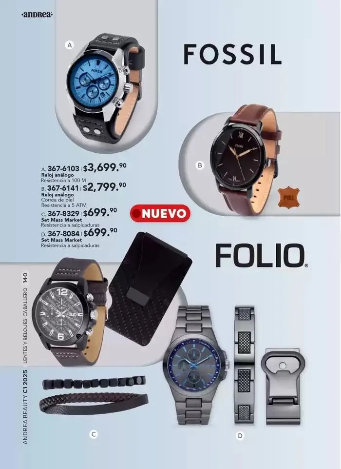 Catálogo de ANDREA | BELLEZA INTEGRAL DAMA 26 de enero al 22 de marzo 2025 - Pagina 140