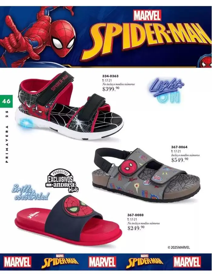 Catálogo de ANDREA | INFANTIL 26 de enero al 24 de mayo 2025 - Pagina 46