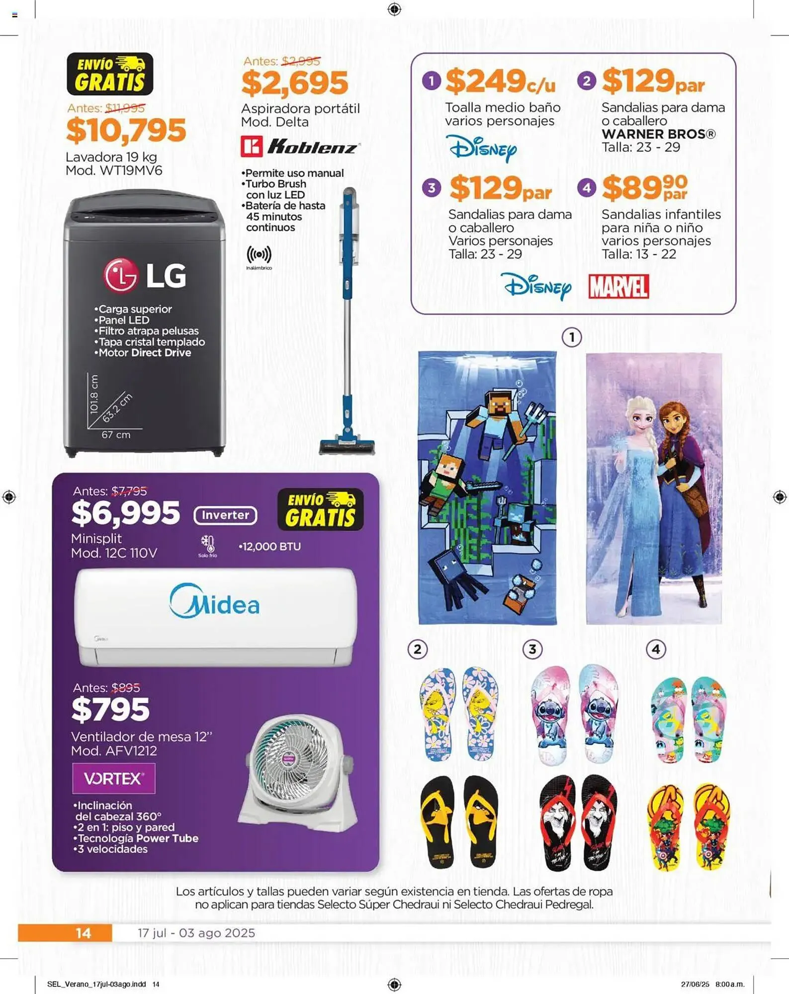 Catálogo de Catálogo Chedraui 17 de julio al 4 de agosto 2025 - Pagina 14