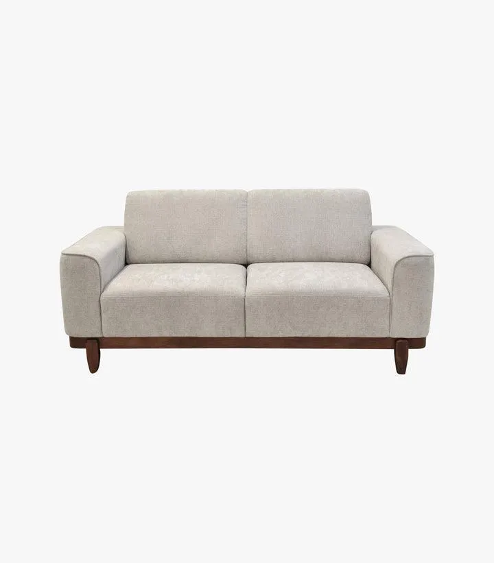 Love Seat Copeland de tela color beige
