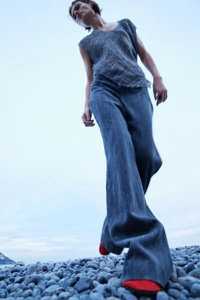 TOP ASIMÉTRICO LINO 100% ZW COLLECTION