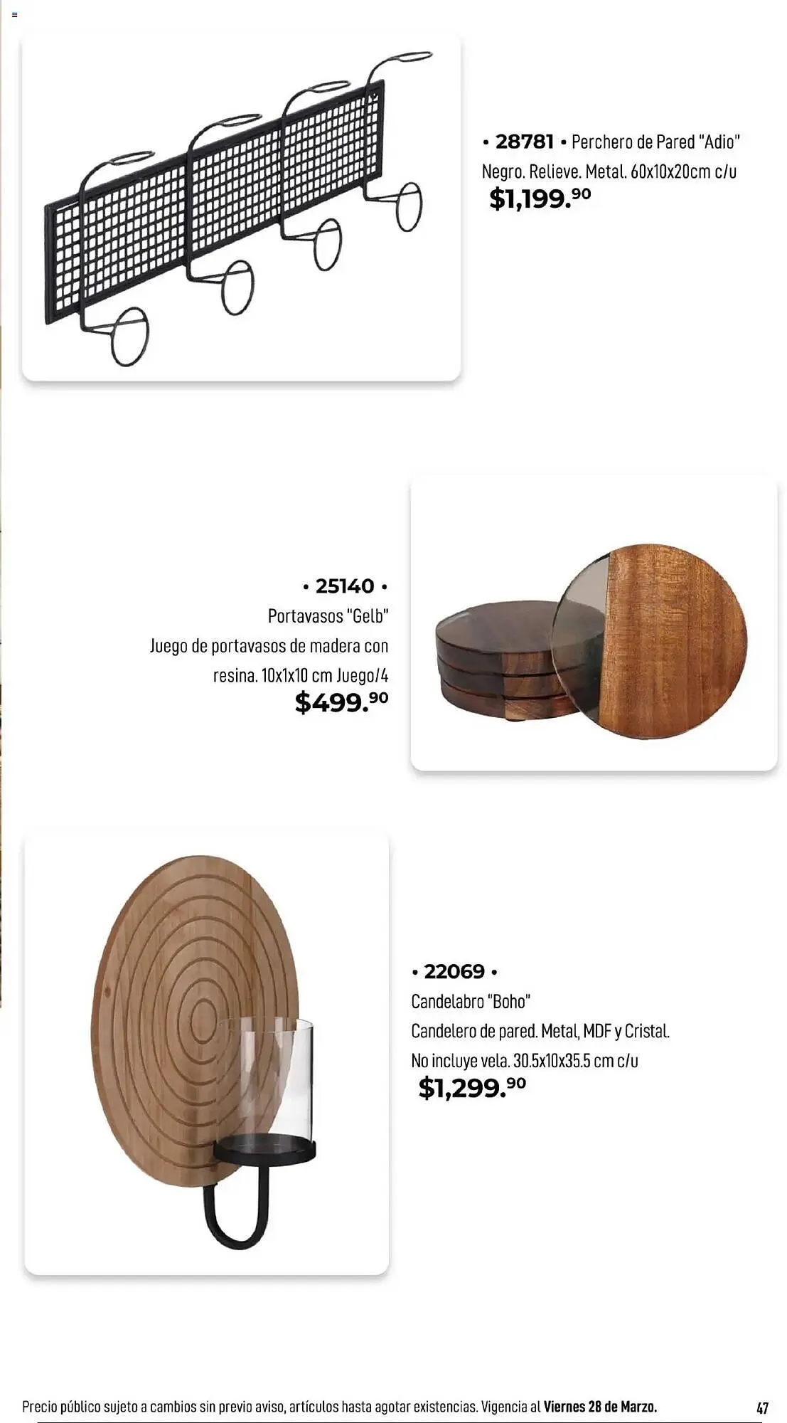 Catálogo de Catálogo Home Interiors 17 de febrero al 28 de marzo 2025 - Pagina 47