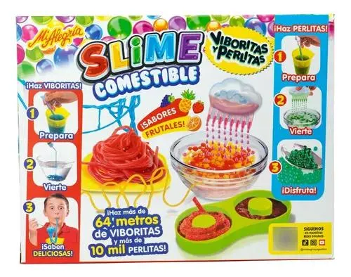 Slime Comestible Viboritas Y Perlitas