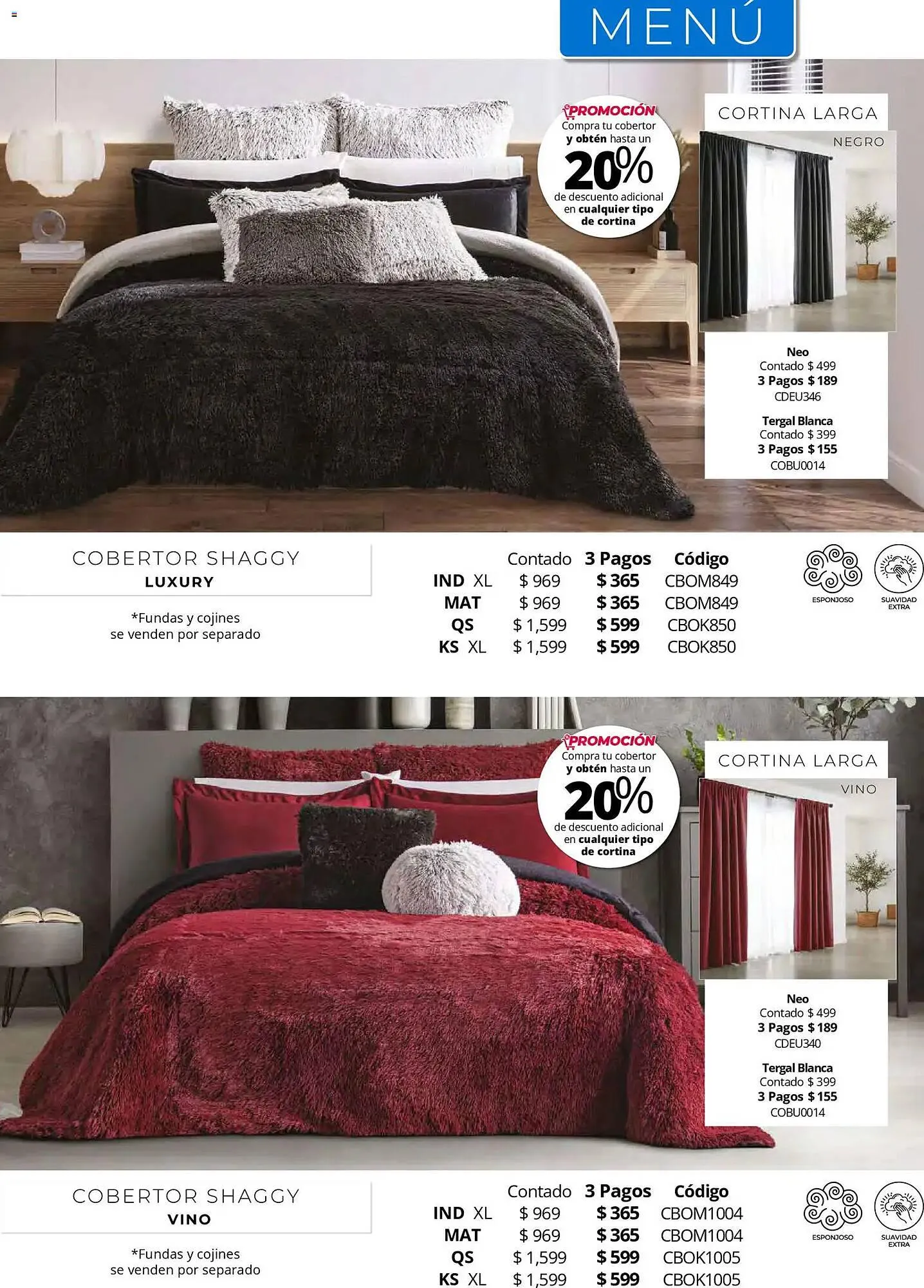 Catálogo de Catálogo Colchas Concord 1 de mayo al 1 de agosto 2026 - Pagina 326