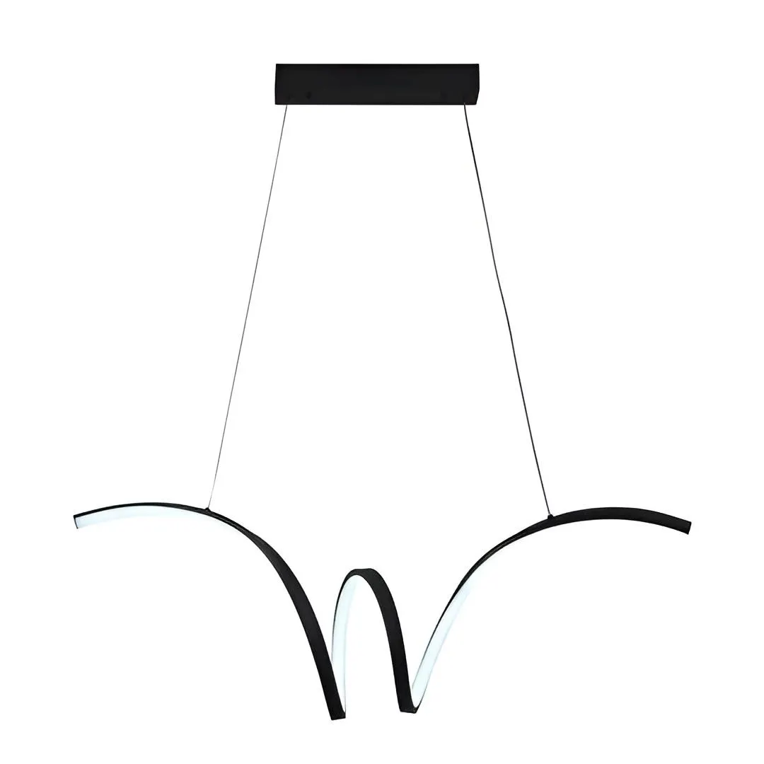 Lampara Colgante Led Moderno a Control Remoto con Dimer de Intensidad y Temperatura de Color mas 3 Cambios de Luz Altura Regulable 36w