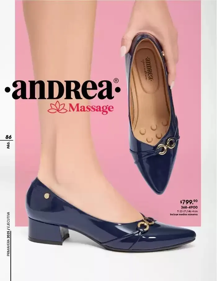 Catálogo de ANDREA | CALZADO CONFORT 26 de enero al 24 de mayo 2025 - Pagina 86