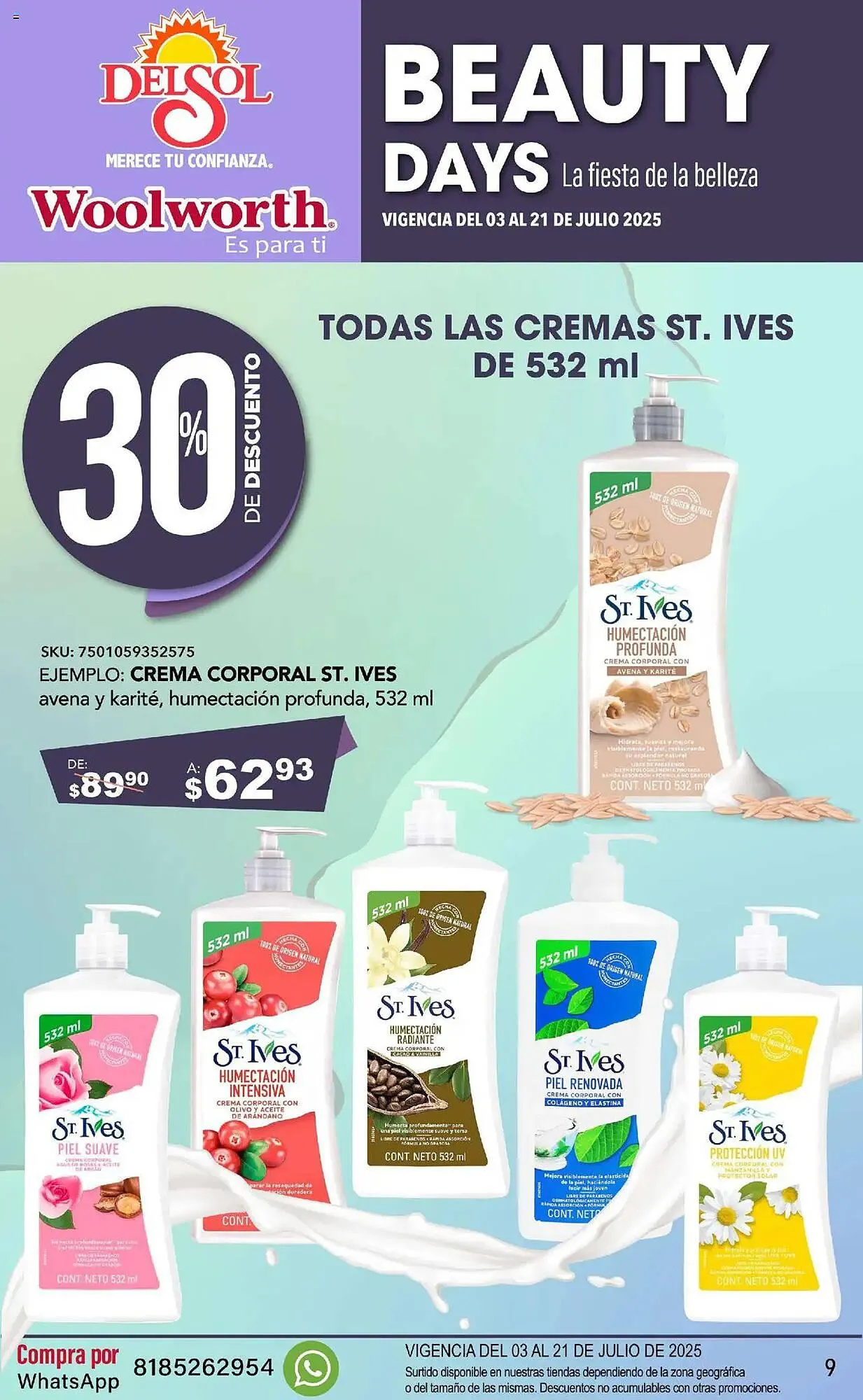 Catálogo de Catálogo Woolworth 3 de julio al 21 de julio 2025 - Pagina 9