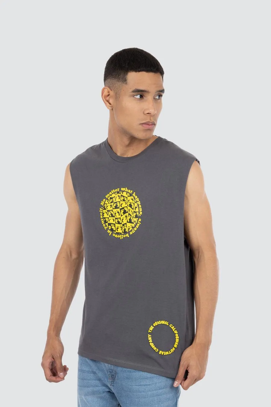 Tank top con estampado