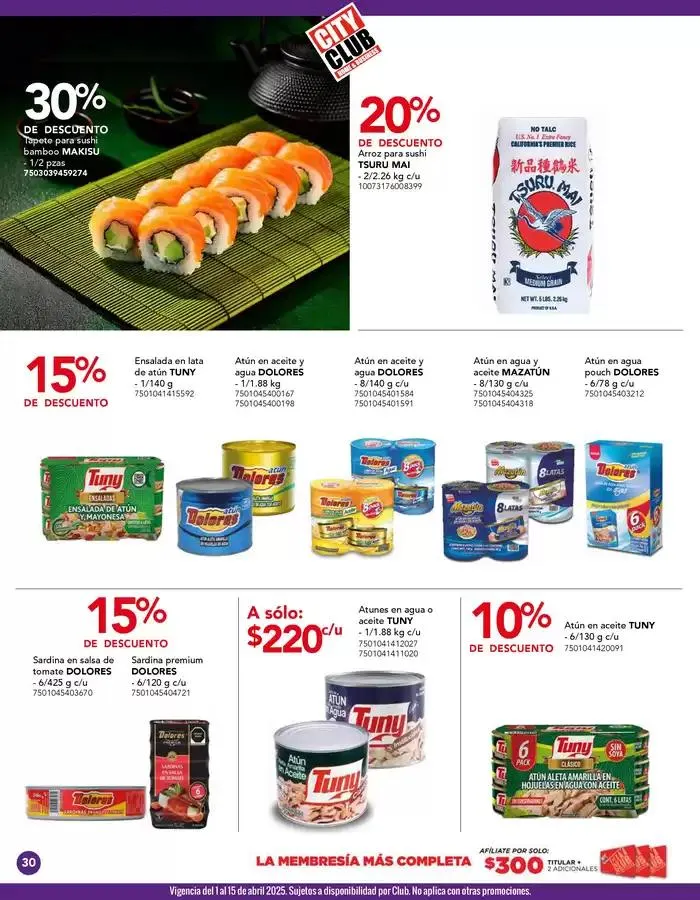 Catálogo de Folleto 1 de abril al 30 de abril 2025 - Pagina 30