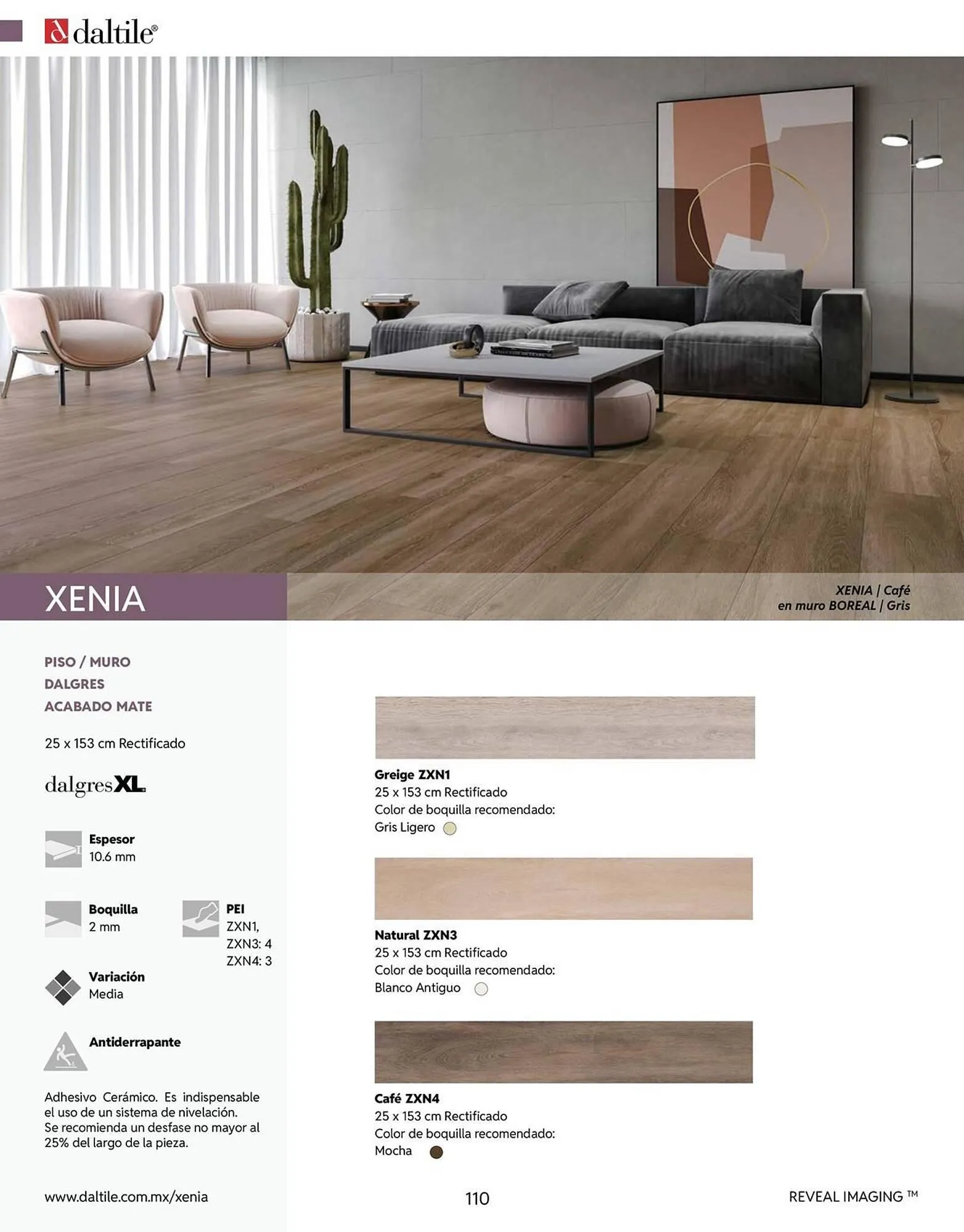 Catálogo de Catálogo Daltile 13 de enero al 31 de diciembre 2026 - Pagina 110