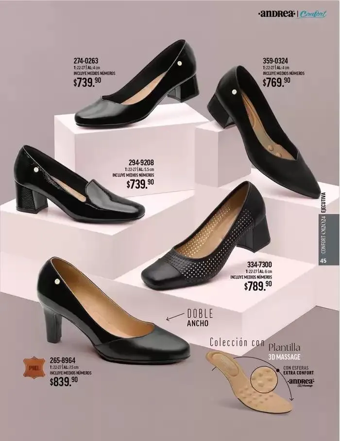 Catálogo de ANDREA - CALZADO CONFORT 26 de agosto al 25 de enero 2025 - Pagina 41