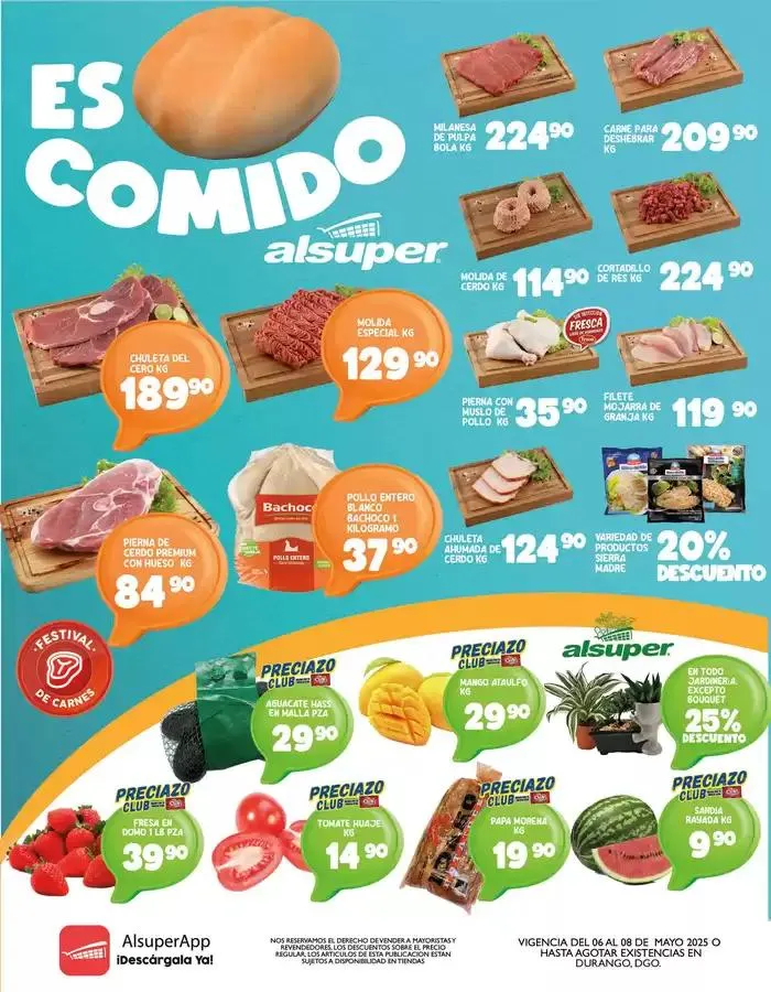 Catálogo de Alsuper DURANGO 6 de mayo al 8 de mayo 2025 - Pagina 1