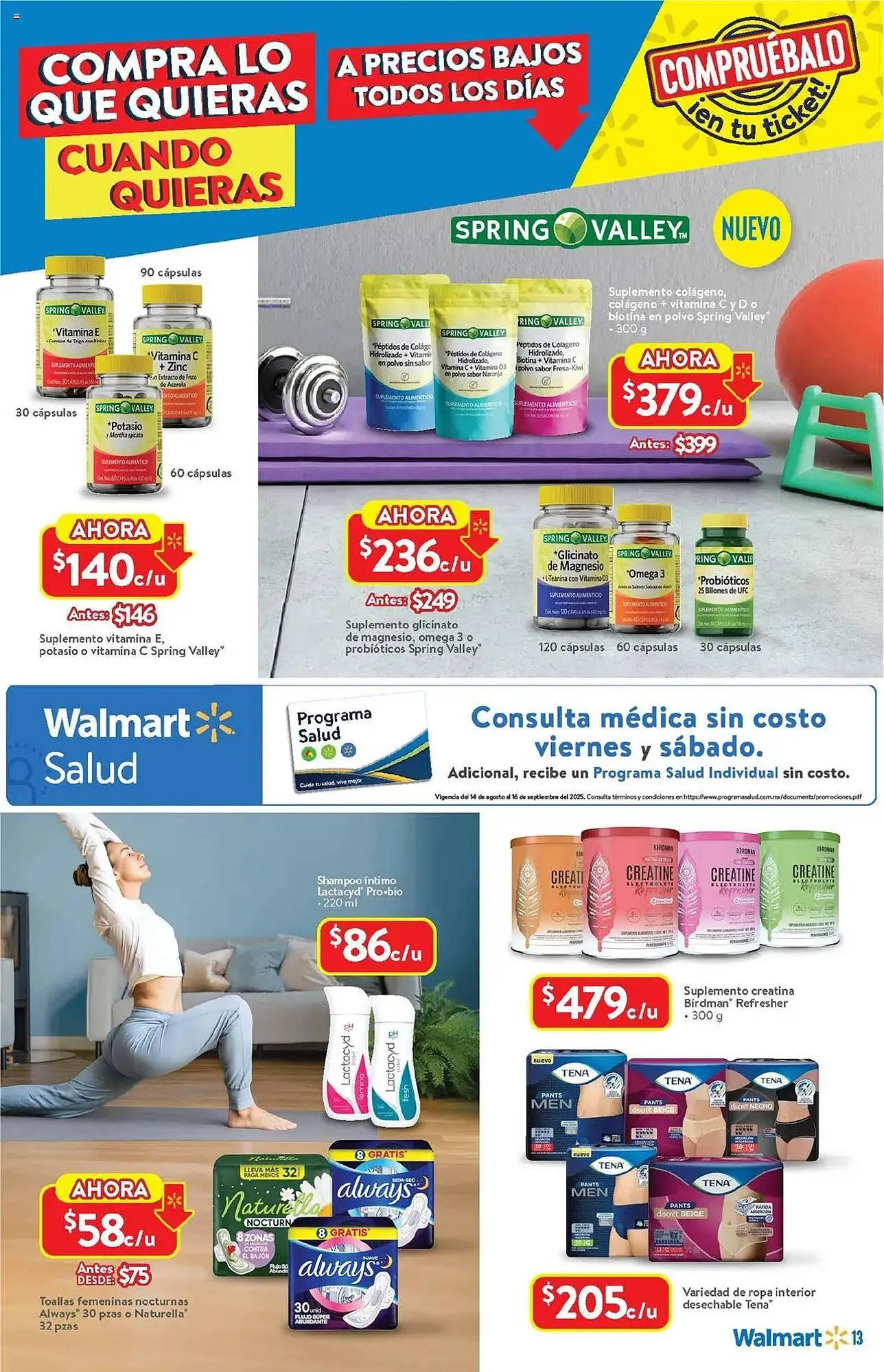 Catálogo de Catálogo Walmart 14 de agosto al 17 de septiembre 2025 - Pagina 13