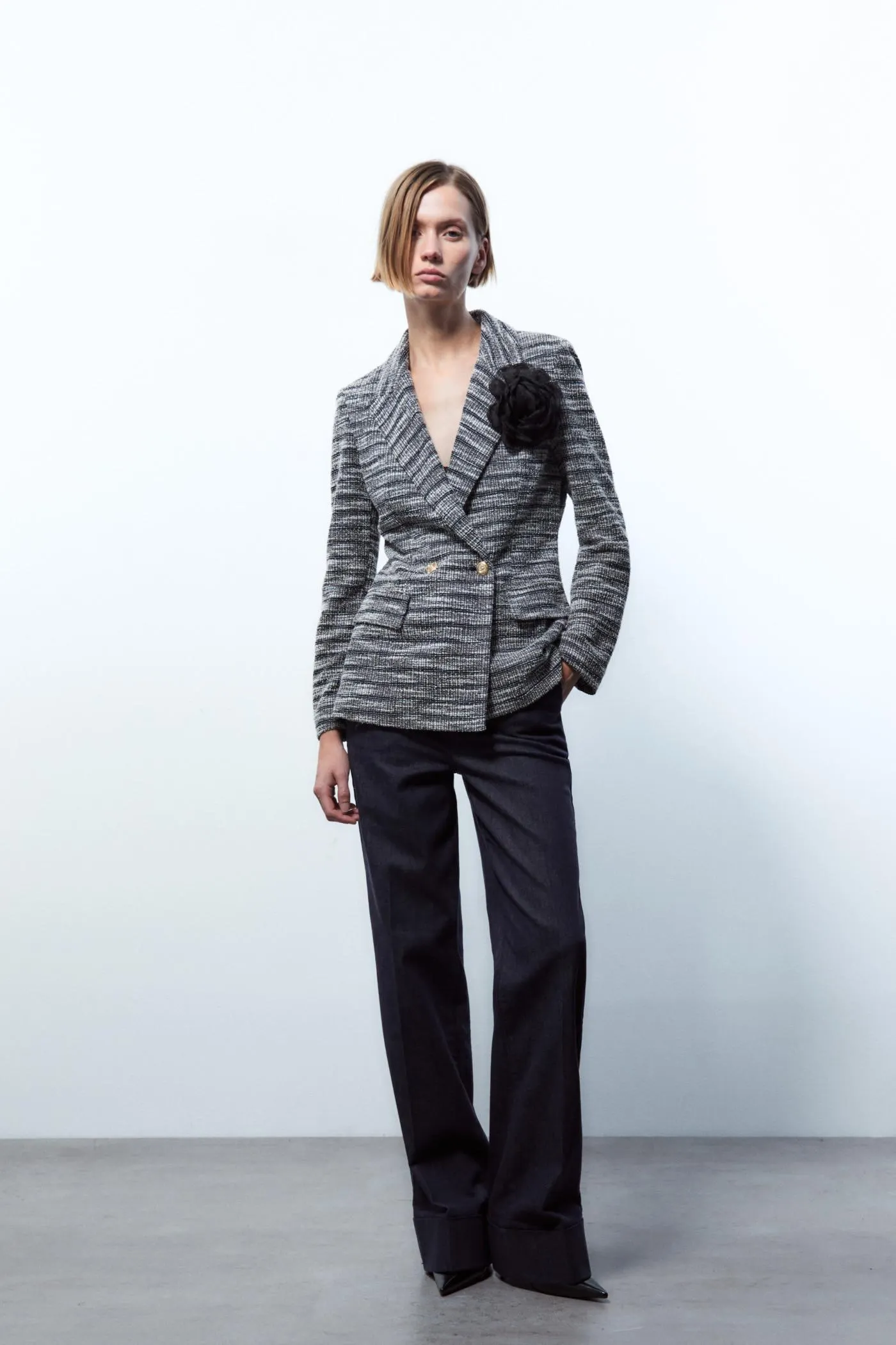 Blazer textura detalle