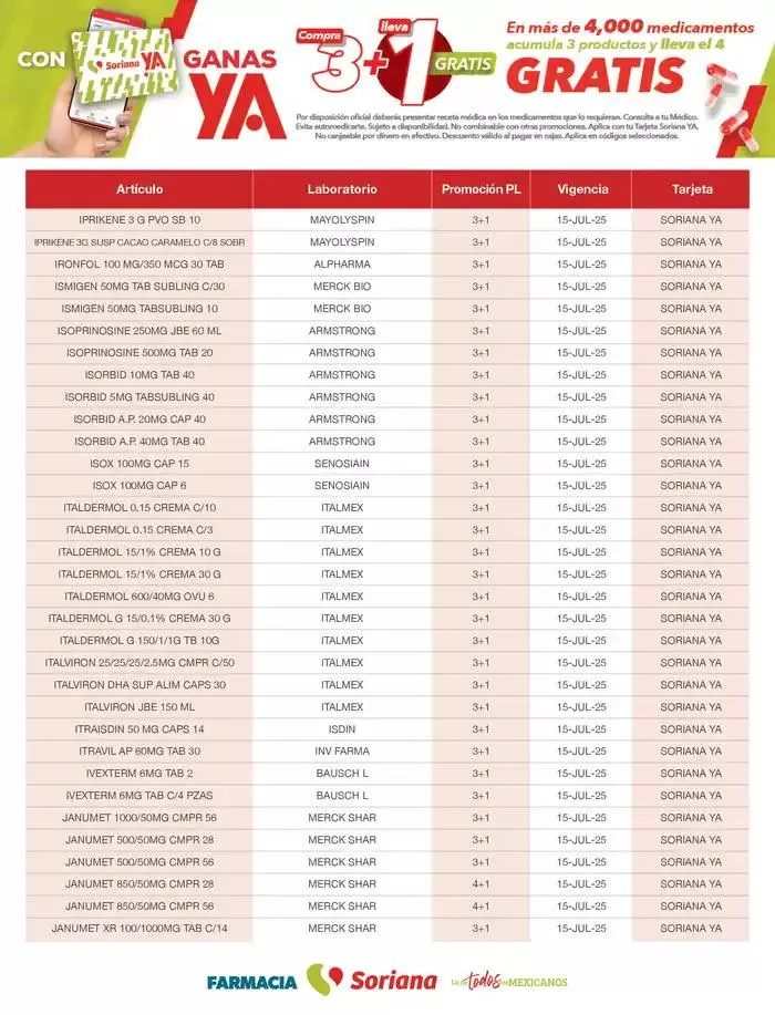 Catálogo de Listado Farmacia Plan de Lealtad 2025 26 de febrero al 14 de julio 2025 - Pagina 52