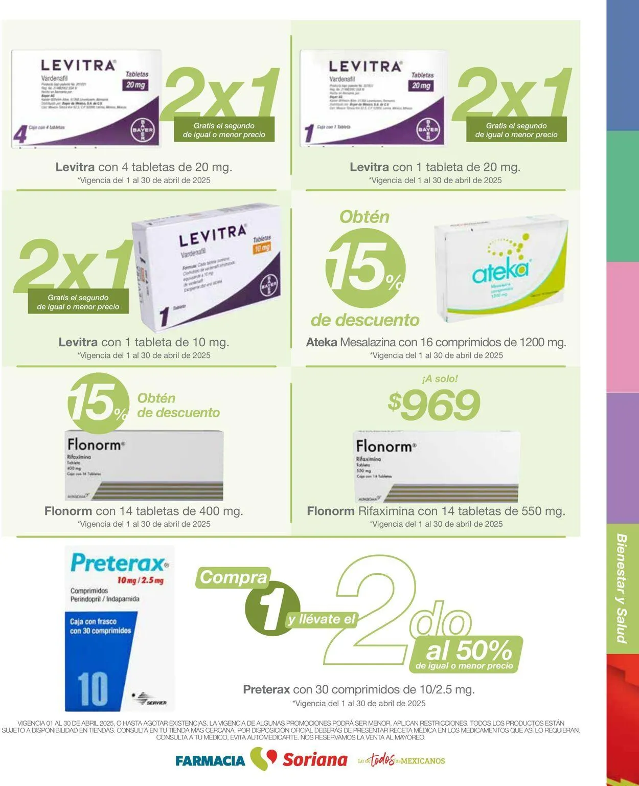 Catálogo de Soriana - Folleto Farmacia Abril Híper Nacional Oferta actual 1 de abril al 30 de abril 2025 - Pagina 18