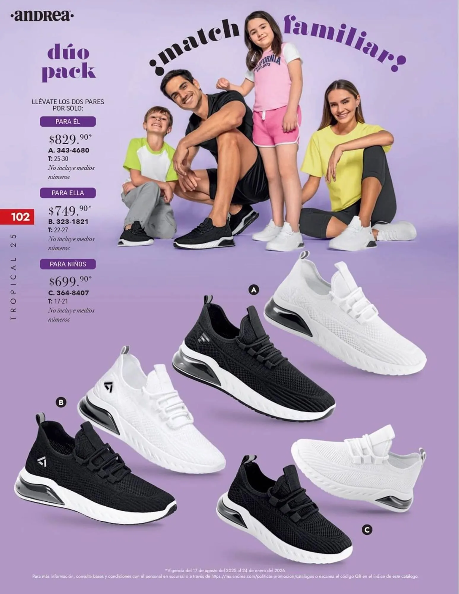 Catálogo de Catálogo Andrea 1 de septiembre al 31 de diciembre 2025 - Pagina 102